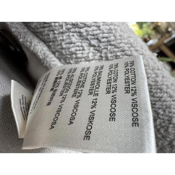 Free People Oversized XS Heavy Inspired Sherpa boho chic cozy out Cream offwhite - Picture 3 of 4